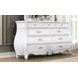 Valentini White Sleigh Bedroom Set