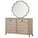 Candra Natural Oak Dresser Mirror