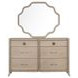 Candra Natural Oak Dresser Mirror