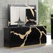 Goldsberg Black and Gold 6 Drawer Dresser
