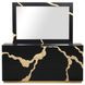 Goldsberg Black and Gold Rectangular Dresser Mirror