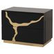 Goldsberg Black and Gold Panel Bedroom Set