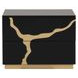 Goldsberg Black and Gold Panel Bedroom Set