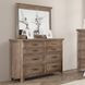 Merthyr Brown Rectangular Dresser Mirror