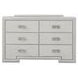 Basilone Rustic White Panel Bedroom Set