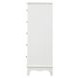 Naucalpan White 5 Drawer Chest