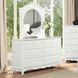 Naucalpan White 6 Drawer Dresser
