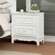 Naucalpan White 2 Drawer Nightstand