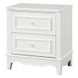 Naucalpan White 2 Drawer Nightstand