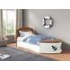Poseidon White and Oak Twin Captain Platform Bed