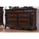 Francione Dark Cherry Panel Bedroom Set