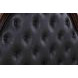 Cremona Dark Cherry and Gray Queen Upholstered Panel Bed with Nailhead Trim