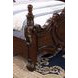 Francione Dark Cherry King Panel Bed
