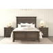 Huddersfield Dark Walnut King Panel Bed