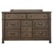 Huddersfield Dark Walnut Panel Bedroom Set