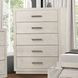 Wellingborough Light Gray Storage Panel Bedroom Set with LED Light