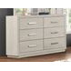 Wellingborough Light Gray Storage Panel Bedroom Set with LED Light