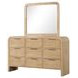 Handforth Natural Rectangular Dresser Mirror