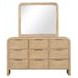 Handforth Natural Rectangular Dresser Mirror