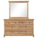 Mchenry Natural Oak Rectangular Dresser Mirror