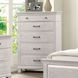 Swanley Weathered Gray 5 Drawer Chest