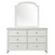 Whitehaven Antique White 6 Drawer Dresser
