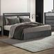 Sterling West Ash Gray King Panel Bed