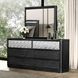 Sterling West Ash Gray Rectangular Dresser Mirror