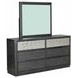 Sterling West Ash Gray 6 Drawer Dresser