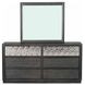 Sterling West Ash Gray 6 Drawer Dresser