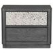 Sterling West Ash Gray 2 Drawer Nightstand with USB Charging