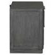 Sterling West Ash Gray 2 Drawer Nightstand with USB Charging