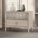 Bashford Natural Oak 2 Drawer Nightstand with USB Charging