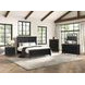 Neue Mills Farmhouse Black and Rustic Oak 6 Drawer Dresser