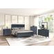 Altamira Malta Blue 3 Drawer Oversized Nightstand