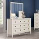 Altamira White Rectangular Dresser Mirror