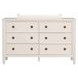 Altamira White 6 Drawer Dresser