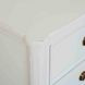 Altamira White 2 Drawer Nightstand with USB Charging