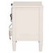 Altamira White 2 Drawer Nightstand with USB Charging