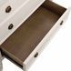 Altamira White 3 Drawer Oversized Nightstand