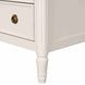 Altamira White 3 Drawer Oversized Nightstand