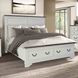 Hampstead White and Dark Brown Storage Panel Bedroom Set