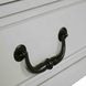 Hampstead White and Dark Brown Queen Storage Panel Bed