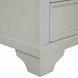 Hampstead White and Dark Brown 6 Drawer Dresser