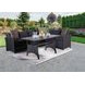 Kimara Black 57" Outdoor Dining Table