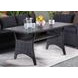 Kimara Black 57" Outdoor Dining Table