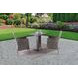 Niambi Gray Outdoor Rectangular Patio Table