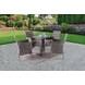 Niambi Gray Outdoor Rectangular Patio Table