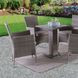 Niambi Gray Outdoor Rectangular Patio Table