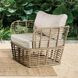 Johari Beige Outdoor Upholstered Lounge Chair Set of 2